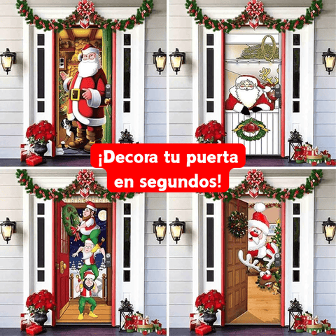 Image of 🎄FORRO NAVIDEÑO PARA PUERTA🏠