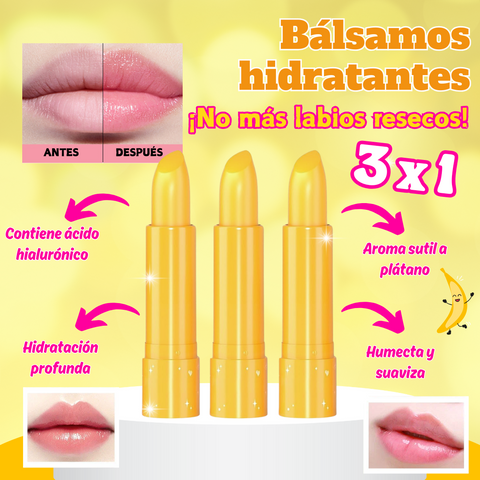 Image of 🏵️BÁLSAMO PARA LABIOS 3 X 1🏵️