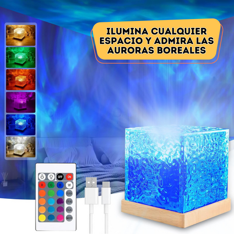 Image of LÁMPARA DE AURORA BOREAL