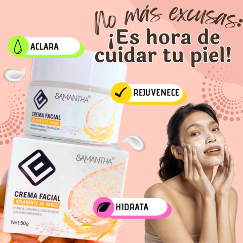 Image of CREMA FACIAL ACLARANTE DE ARROZ