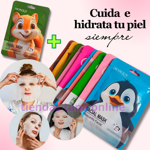 Image of PACK DE 10 MASCARILLAS FACIALES + 1 DE REGALO