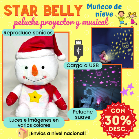 Image of STARBELLY PELUCHE PROYECTOR Y MUSICAL