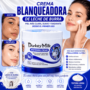 CREMA BLANQUEADORA DE LECHE DE BURRA